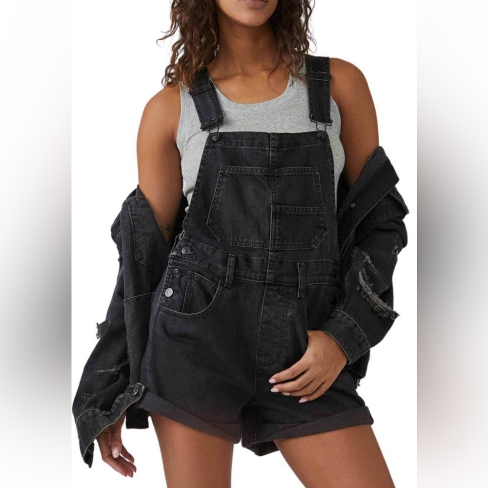 Free People Ziggy Denim Shortalls